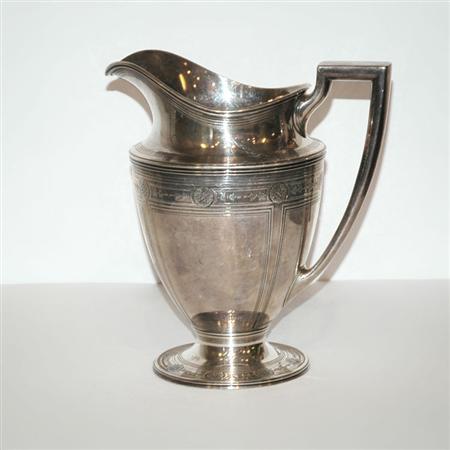 Appraisal: Tiffany Co Makers Sterling Silver Water Pitcher Estimate -