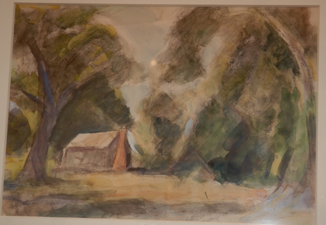 Appraisal: WILLIAM FRATER THE ARTIST'S HUT WATERCOLOUR