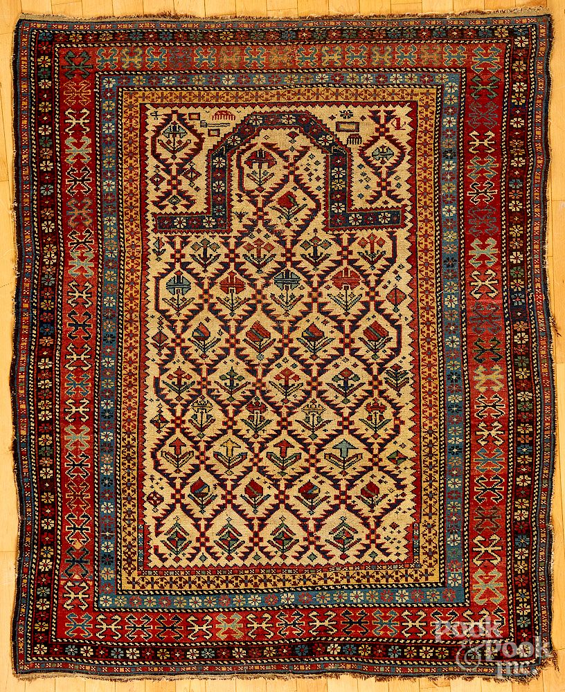 Appraisal: Shirvan prayer rug ca Exclusive on Bidsquare Shirvan prayer rug