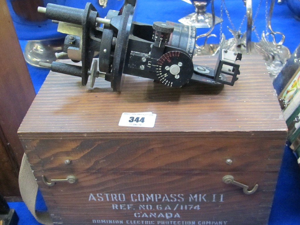 Appraisal: Astro compass in case