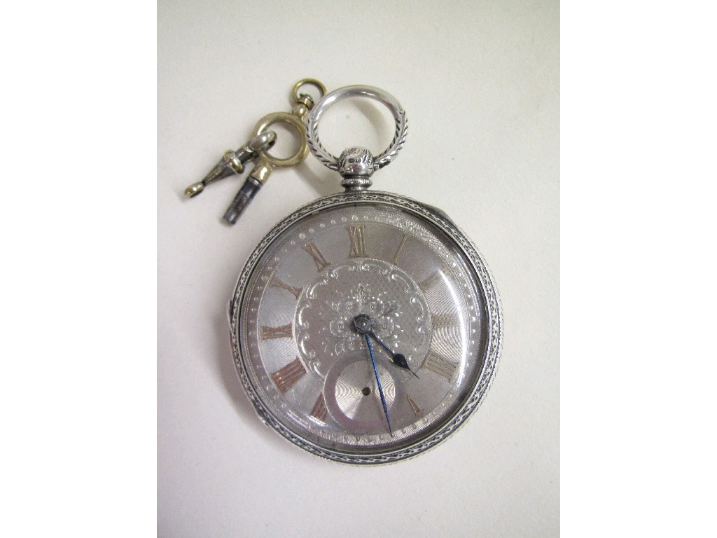 Appraisal: Silver pocket watch hallmarked London