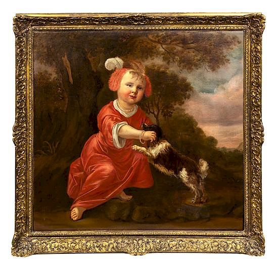 Appraisal: British School Early th Century Portrait of a Young Girl