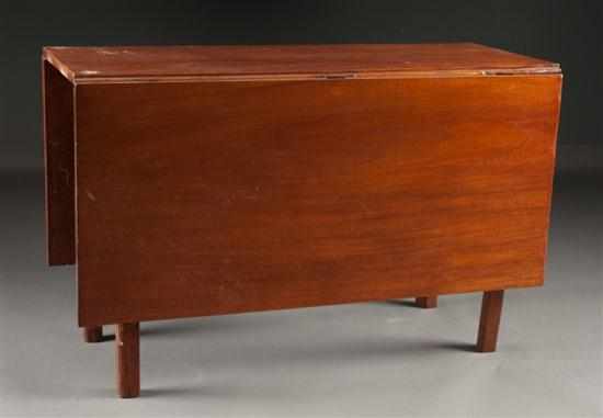 Appraisal: George III mahogany drop-leaf table late th early th century