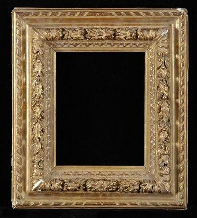 Appraisal: CONTINENTAL GILTWOOD FRAME x in x in sight