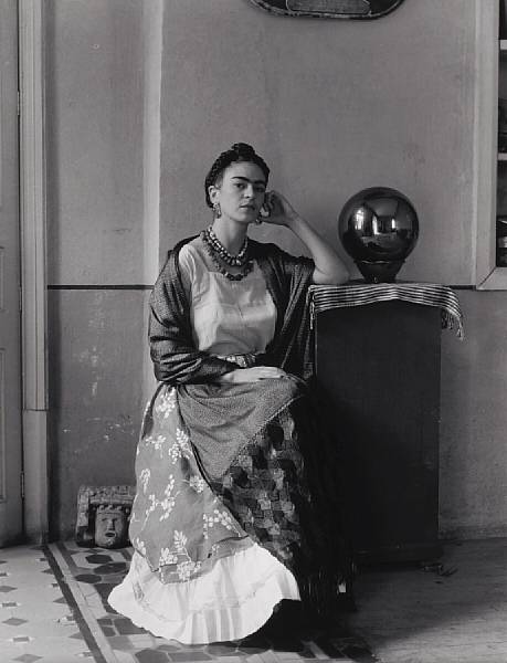 Appraisal: Manuel Alvarez Bravo Mexican - Frida Kahlo with Globe in