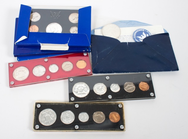 Appraisal: Six U S Proof Sets comprising one each for and