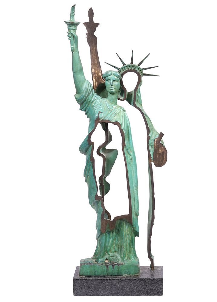 Appraisal: Arman Bronze 'Statue of Liberty' Sculpture Armand Pierre Arman French