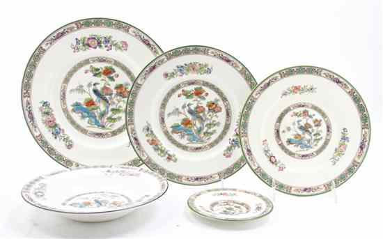 Appraisal: A Wedgwood Porcelain Dinner Service for Twelve in the Bideford