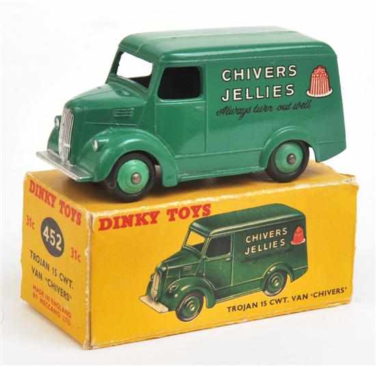 Appraisal: DINKY TROJAN CWT VAN 'CHIVERS' dark green body with 'Chivers