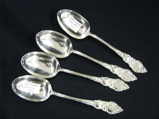 Appraisal: Victorian Sterling Silver Tablespoons fancy design