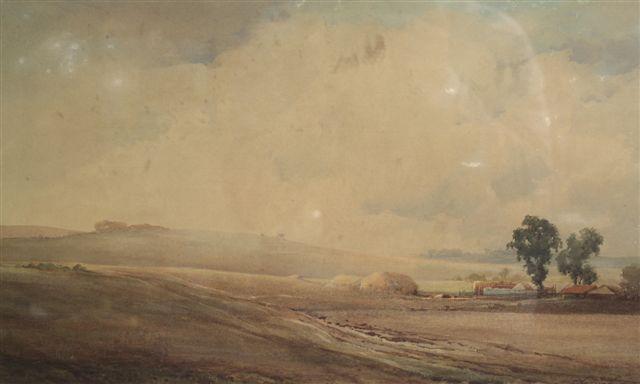 Appraisal: CHARLES HARRINGTON - A SUSSEX DOWNLAND LANDSCAPE signed lower right