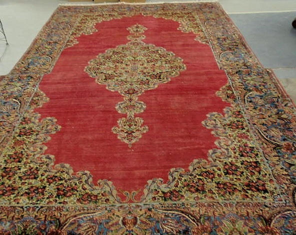 Appraisal: Palace size Kerman oriental carpet x