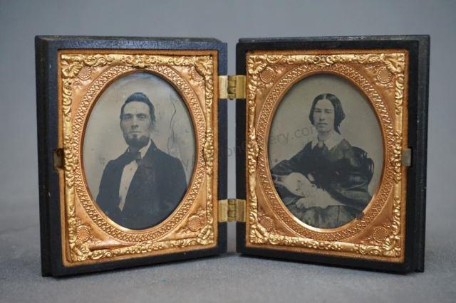 Appraisal: Antique Daguerreotype Photographs ca 's Pre Civil War 's era