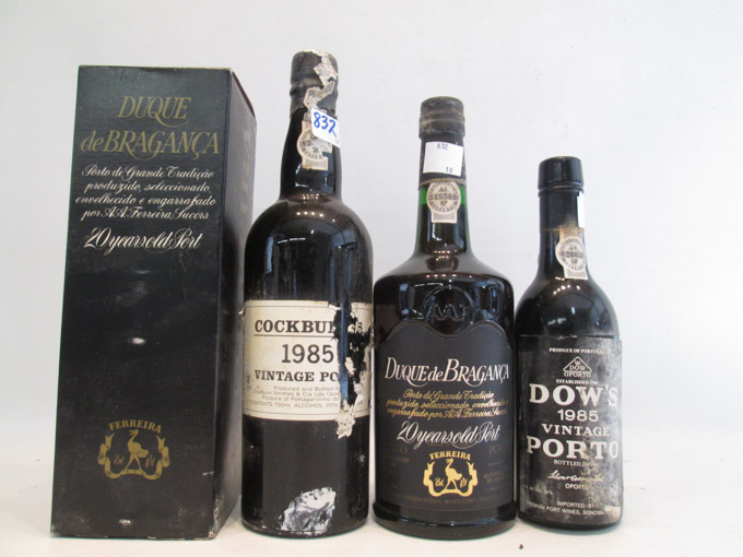 Appraisal: EIGHTEEN BOTTLES OF VINTAGE PORT Dow's Vintage Port ml bottles