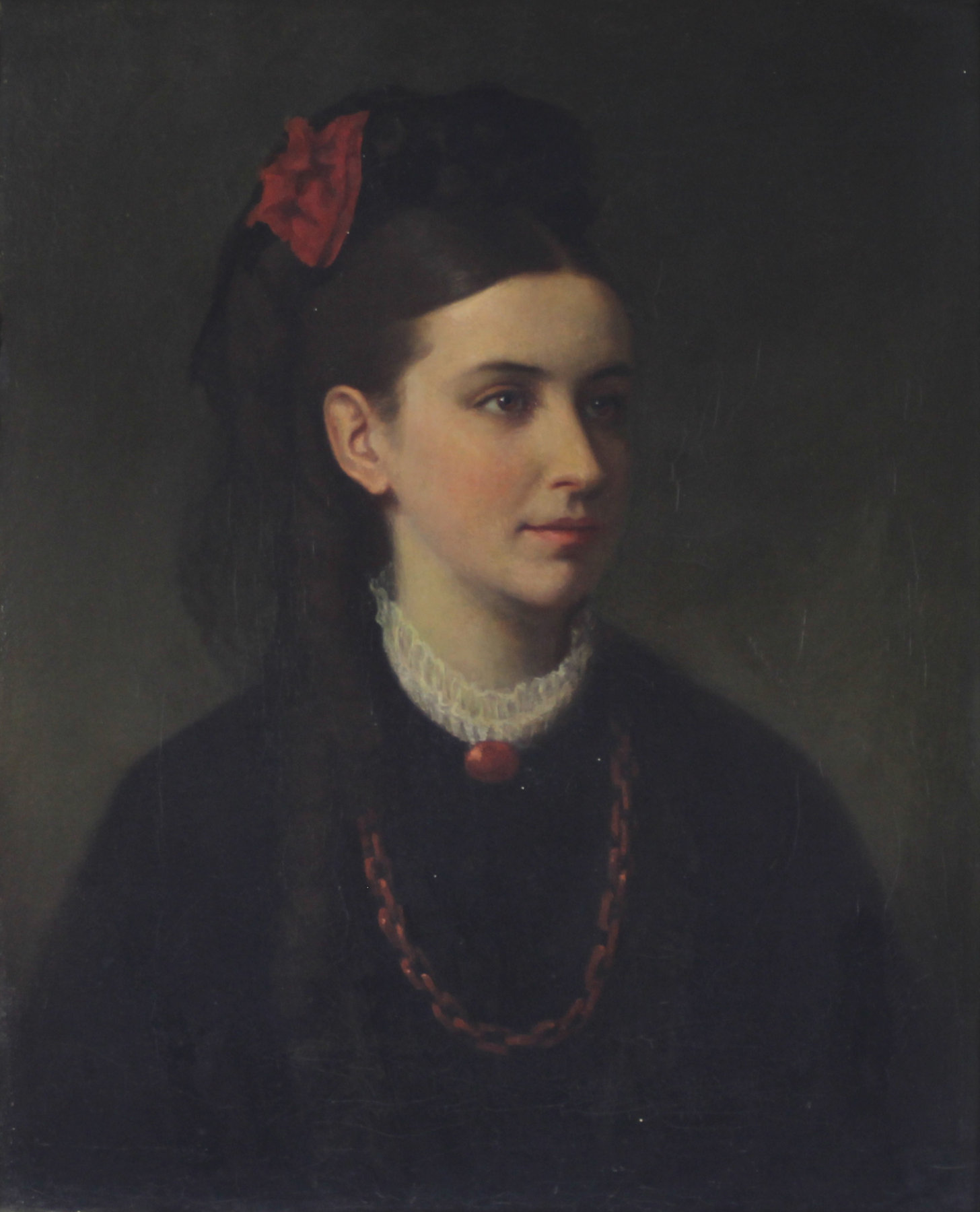 Appraisal: th Century School Portrait of Clara Gr fin von Wartensleben