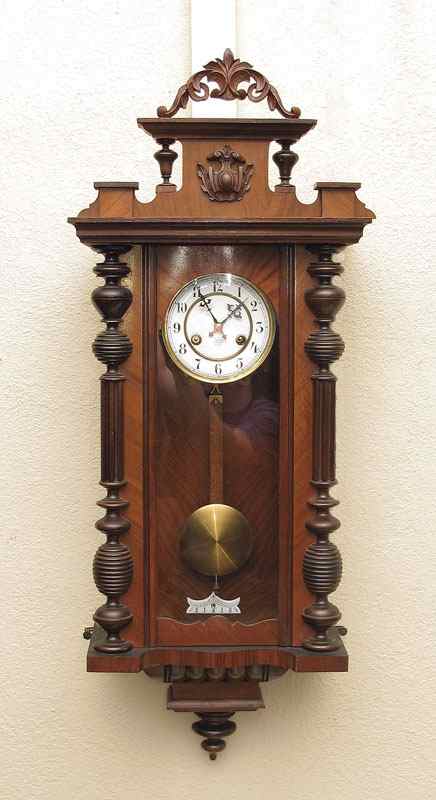 Appraisal: JUNGHANS GERMAN REGULATOR CLOCK Carved crest with applied decoration carved