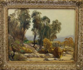 Appraisal: Carl Schmidt California Minnesota - oil on board painting of