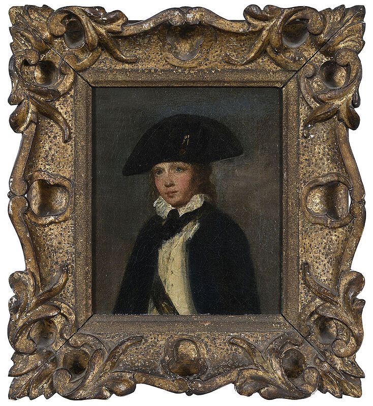 Appraisal: British School Portrait Miniature late th early th century Portrait