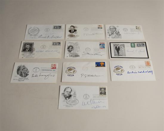 Appraisal: A Lot of Autographed First Day Covers Everett Dirksen Paul