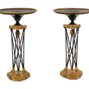 Appraisal: A Pair of Grand Tour Gilt and Patinated Bronze Ath