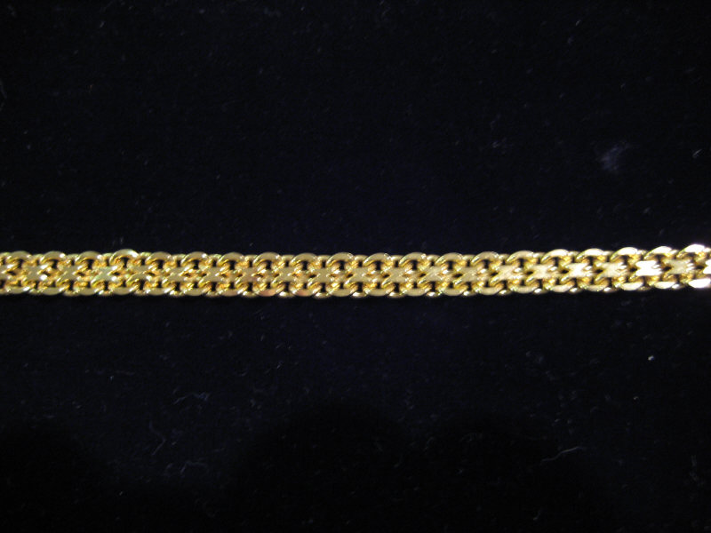 Appraisal: GOLD BRACELET k yellow gold fancy link Estimate -