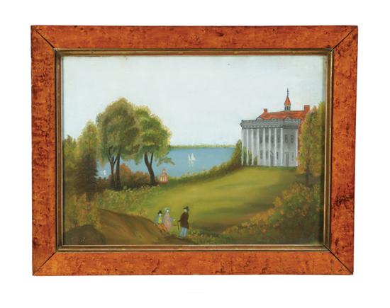 Appraisal: PASTEL OF GEORGE WASHINGTON'S MOUNT VERNON American mid th century