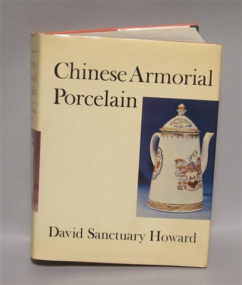 Appraisal: SANCTUARY DAVID HOWARD CHINESE ARMORIAL PORCELAIN FABER FABER st HARDCOVER