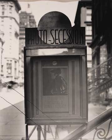 Appraisal: STIEGLITZ ALFRED Little Galleries of the Photo-Secession Steichen Exhibition Poster