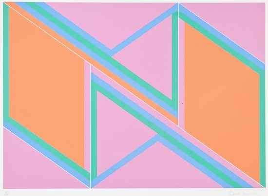 Appraisal: David Leverett b A Collection two silkscreens printed in colours