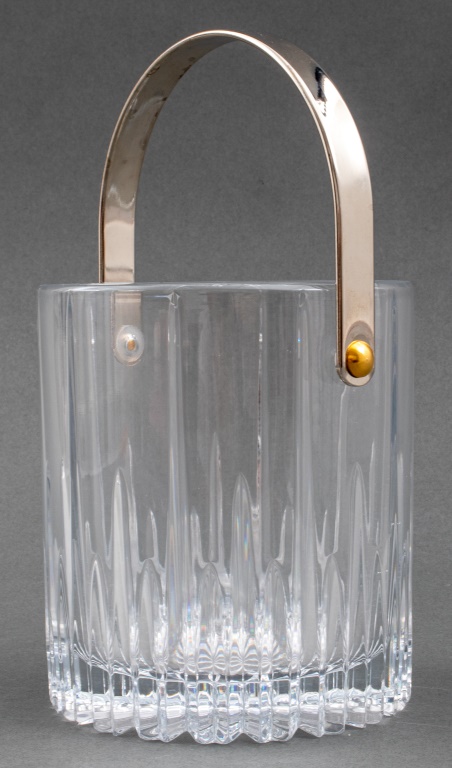 Appraisal: CUT GLASS ICE BUCKET Elegant cut glass ice bucket with