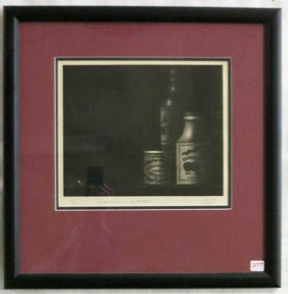 Appraisal: MARIO AVATI MEZZOTINT France - Maniere noire A la Noisette