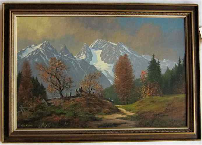 Appraisal: HANS N LIEBL OIL ON CANVAS BOARD Pennsylvania - titled