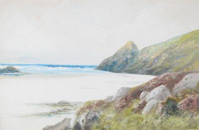 Appraisal: H Willmon th Century A secluded bay Signed Watercolour and