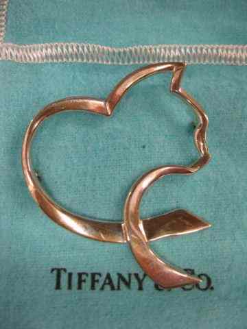 Appraisal: Paloma Picasso Tiffany Broochof a cat '' x '' signed