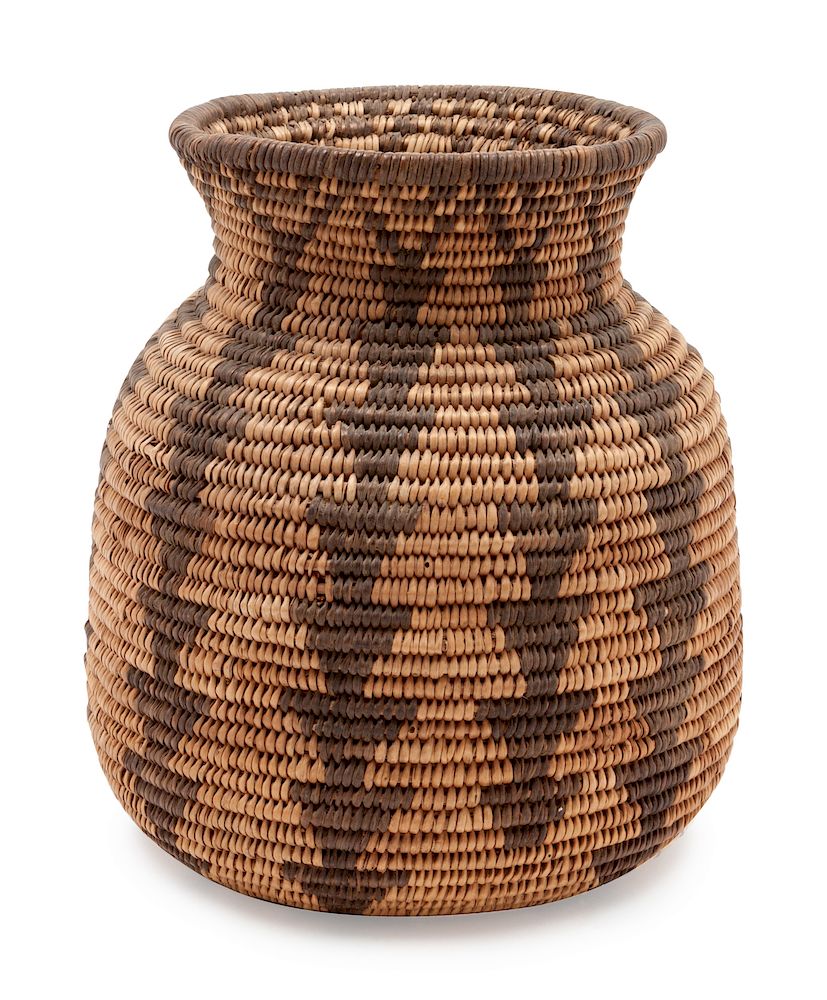 Appraisal: Apache Basket height x diameter inches Apache Basket SECOND QUARTER