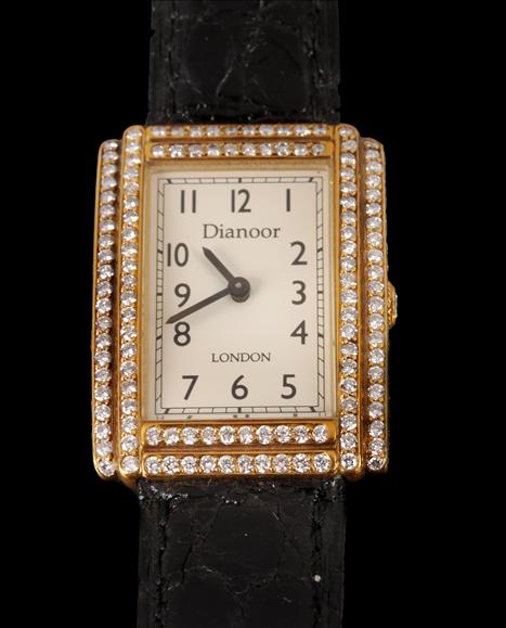 Appraisal: Dianoor London a gentleman's carat gold diamond wrist watch ref