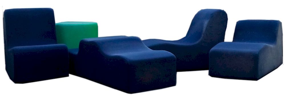 Appraisal: Roberto Matta Malitte Sofa Lounge Puzzle Furniture Roberto Matta -