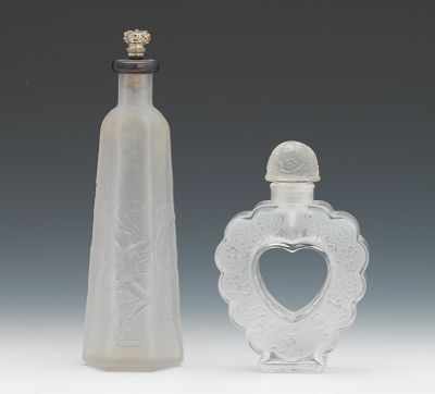 Appraisal: A Lalique Nina Ricci Perfume Bottle and a Czechoslovakian Art