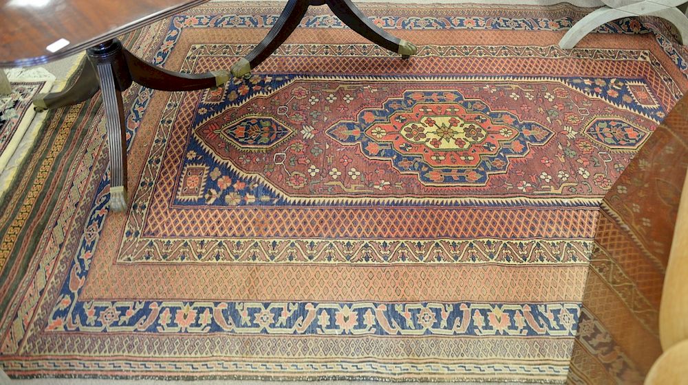 Appraisal: Flatweave Oriental area rug ' x ' Flatweave Oriental area