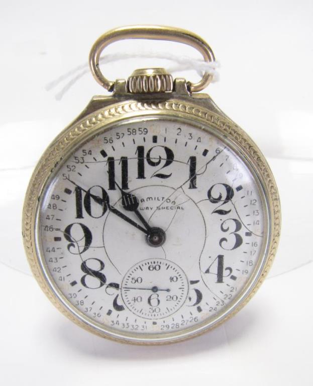 Appraisal: A Hamilton Railway Special pocket watch grade B Model size