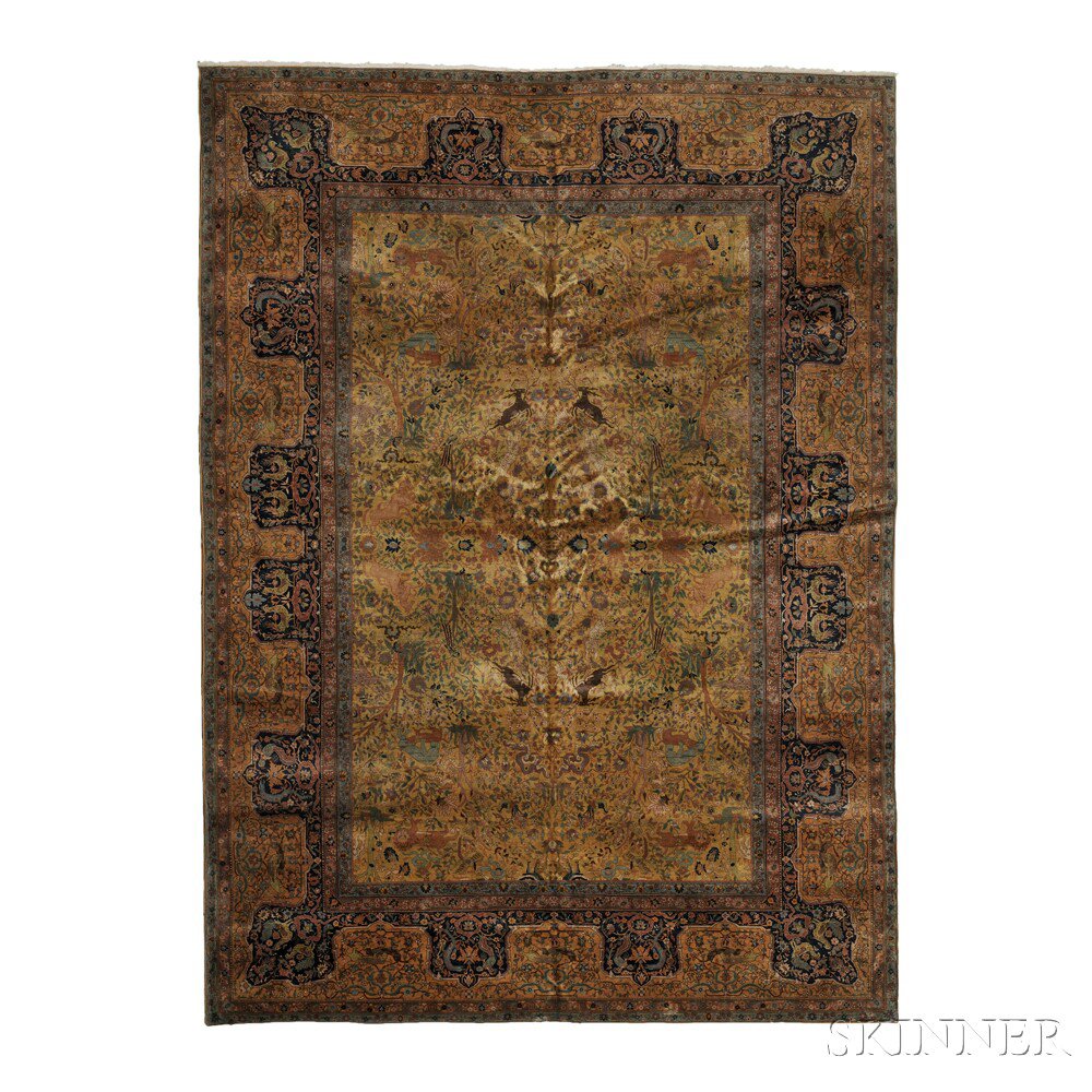 Appraisal: Indo-Tabriz Carpet India c with a th century safavid Persian