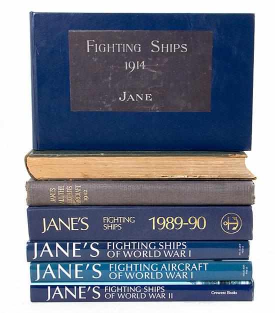 Appraisal: Books Jane's Fighting Ships and Aircraft FIGHTING SHIPS Fred T