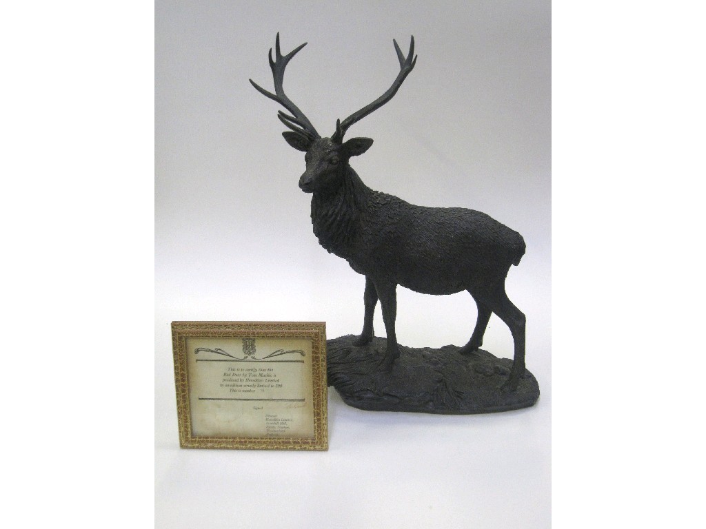 Appraisal: Model of a red deer stag by Tom Mackie for