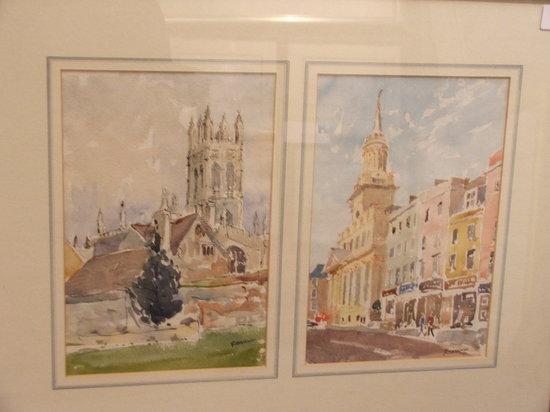 Appraisal: R S STANIER TH CENTURY - Oxford scenes a pair