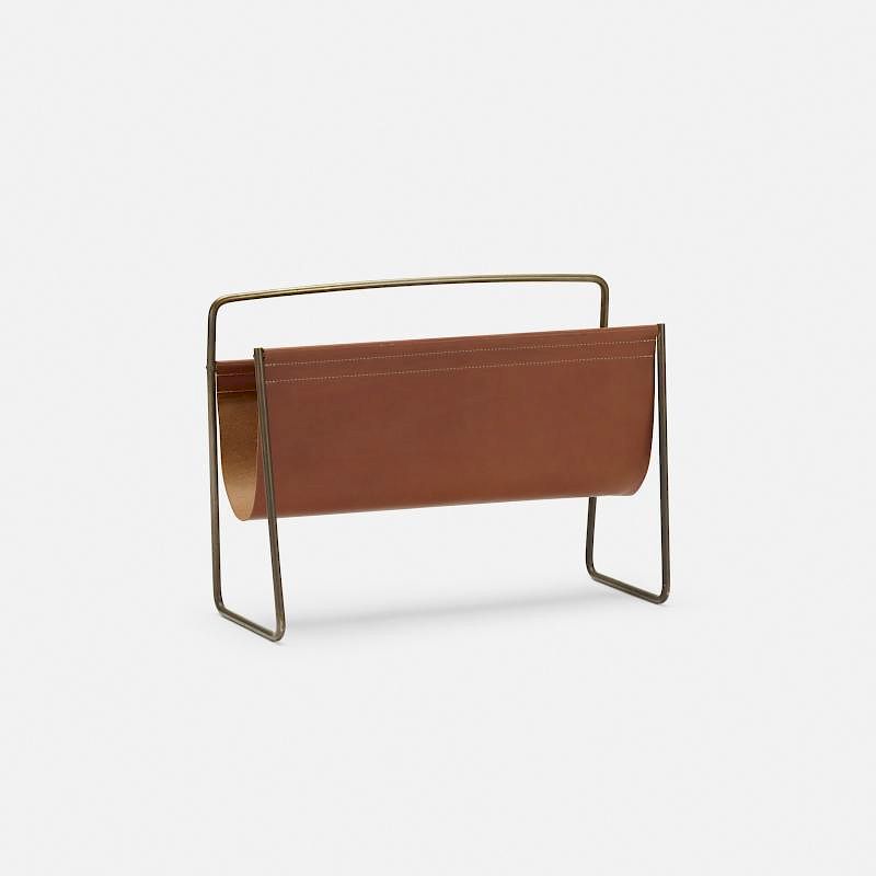 Appraisal: Carl Aubock II magazine rack model Carl Aubock II magazine