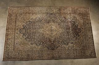 Appraisal: ORIENTAL RUG ' X ' TABRIZ ORIENTAL RUG ' X