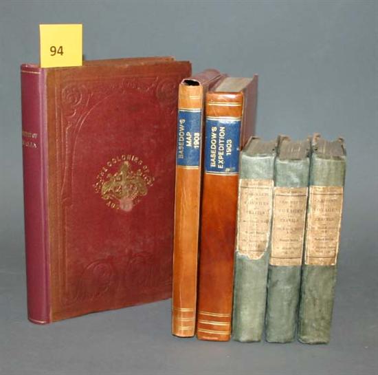 Appraisal: Australia Exploration Titles Vols Samuel Sidney The Three Colonies Of