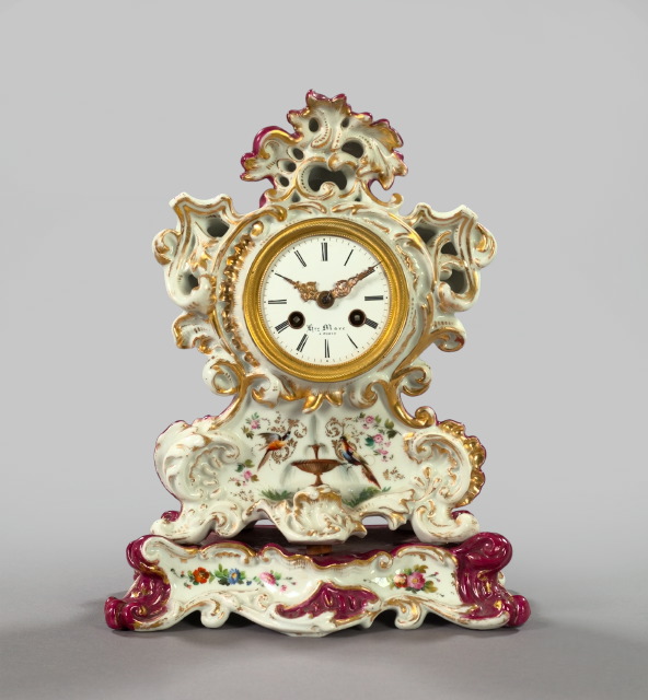 Appraisal: Attractive Jacob Petit Paris Porcelain Mantel Clock third quarter th