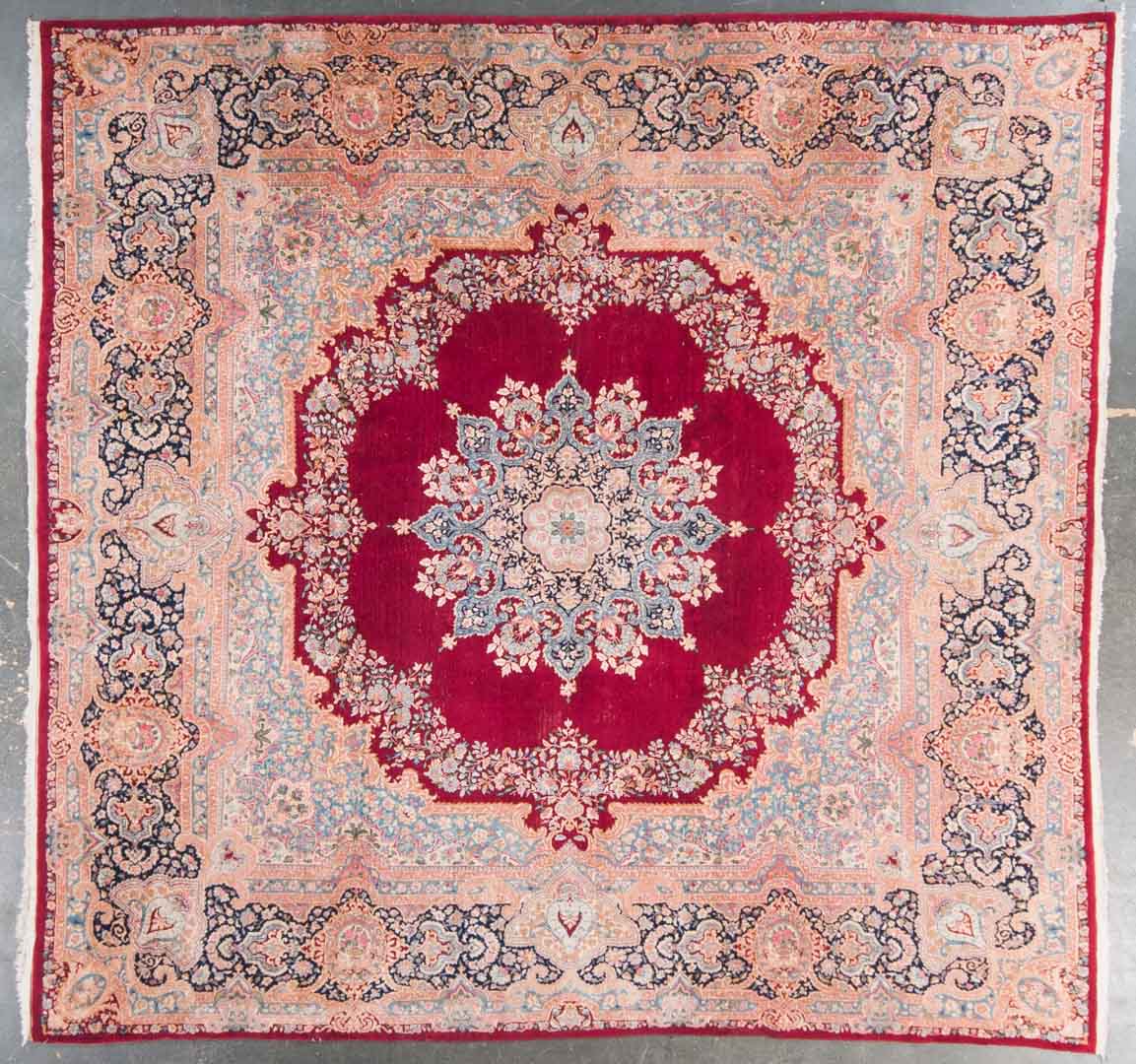 Appraisal: Persian Kerman carpet approx x Iran circa