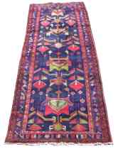 Appraisal: A Kazak Runner circa th Century Directional runner features four